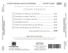 Load image into Gallery viewer, 15100 CÉSAR FRANCK - AUSGEWÄHLTE ORGELWERKE