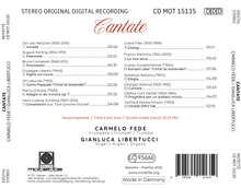 Laden Sie das Bild in den Galerie-Viewer, 15135 CANTATE - Carmelo Fede (Trompete), Gianluca Libertucci (Orgel)