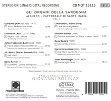 Laden Sie das Bild in den Galerie-Viewer, 15115 Gli Organi della Sardegna - Vol. 1 - Alghero, Cattedrale Santa Maria - Organist: Giovanni Solinas