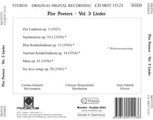 Laden Sie das Bild in den Galerie-Viewer, 15123 Flor Peeters Vol. 3 - Lieder