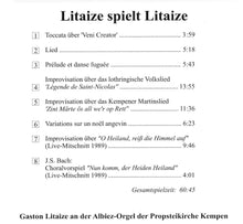 Laden Sie das Bild in den Galerie-Viewer, 10431 Litaize spielt Litaize - eigene Werke und live im Konzert