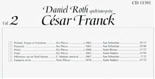 Laden Sie das Bild in den Galerie-Viewer, 11391 Daniel Roth spielt César Franck Vol. 2
