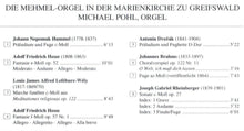 Load image into Gallery viewer, 11701 Die Mehmel-Orgel in der Marienkirche zu Greifswald