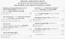 Load image into Gallery viewer, 12121 Johann Sebastian Bach im Spiegel der deutschen Romantik