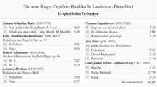 Load image into Gallery viewer, 12651 Die neue Rieger-Orgel der Basilika St. Lambertus, Düsseldorf