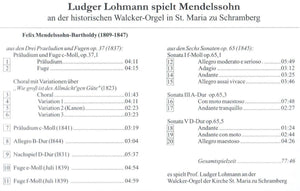 12971 Ludger Lohmann spielt Mendelssohn