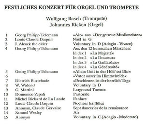 20161 Festliches Konzert für Orgel und Trompete