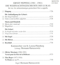 Laden Sie das Bild in den Galerie-Viewer, 50641 Ernst Pepping (1901 - 1981) - Die Weihnachtsgeschichte des Lukas
