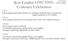 Laden Sie das Bild in den Galerie-Viewer, 50821 Jean Langlais (1907-1991) Centenary Celebration (4 CDs)