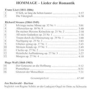 50841 Hommage - Lieder der Romantik (Digipak)