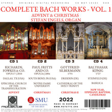 Laden Sie das Bild in den Galerie-Viewer, 15101 Complete Bach Works Vol. 1 - Advent &amp; Christmas 4 CDs | Stefan Engels, Organ
