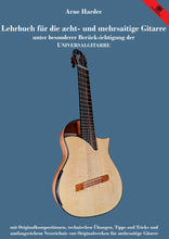 Laden Sie das Bild in den Galerie-Viewer, Lehrbuch für die acht- und mehrsaitige Gitarre - Arne Harder