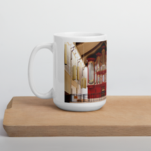 Laden Sie das Bild in den Galerie-Viewer, 15101 BACH VOL. 1 - ORGEL EPISCOPAL CHURCH OF THE TRANSFIGURATION (White glossy mug)