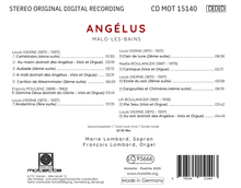 Load image into Gallery viewer, 15140 ANGÉLUS - Marie Lombard (Sopran), François Lombard (Orgel) - DIGIPAK
