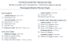 Load image into Gallery viewer, 10561 Venezianische Orgelmusik
