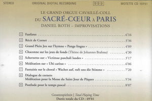 10751 Le Grand-Orgue Cavaillé-Coll du Sacre Coeur, Paris
