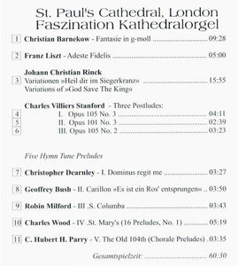 10915 Faszination Kathedralorgel - St. Paul's Cathedral, London (2 CDs)