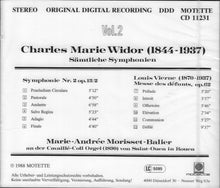Load image into Gallery viewer, 11231 Charles-Marie Widor - Sämtliche Symphonien Vol. 2
