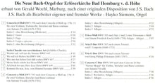 Load image into Gallery viewer, 11741 Die neue Bach-Orgel der Erlöserkirche Bad Homburg v. d. Höhe
