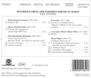 11841 Buchholz-Orgel der St.Marien-Kirche zu Barth