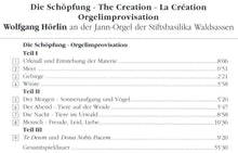 Laden Sie das Bild in den Galerie-Viewer, 11871 Die Schöpfung/The Creation - Orgelimprovisation
