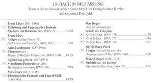 11901 J. S. Bach in Neufassung