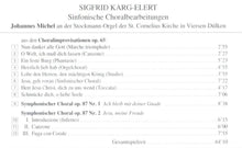 Laden Sie das Bild in den Galerie-Viewer, 12181 Sigfrid Karg-Elert - Sinfonische Choralbearbeitungen
