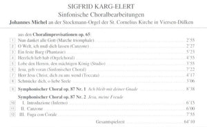 12181 Sigfrid Karg-Elert - Sinfonische Choralbearbeitungen