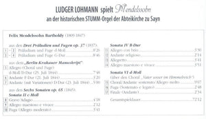 12471 Ludger Lohmann spielt Mendelssohn