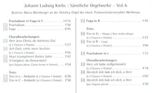Laden Sie das Bild in den Galerie-Viewer, 12761 Johann Ludwig Krebs: Sämtliche Orgelwerke Vol. 6
