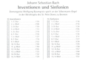12831 Johann Sebastian Bach -  Inventionen und Sinfonien