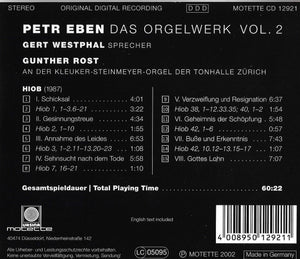 12934 PETR EBEN - Das Orgelwerk VOL. 3