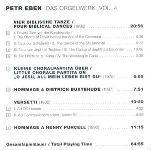 12944 Petr Eben - Biblische Tänze / Hommages