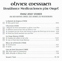 Laden Sie das Bild in den Galerie-Viewer, 12991 Olivier Messiaen - Berühmte Meditationen für Orgel
