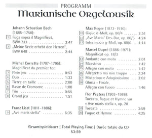13081 Michael Gailit spielt Marianische Orgelmusik an der Sandtner-Orgel in St. Hedwig, Bayreuth