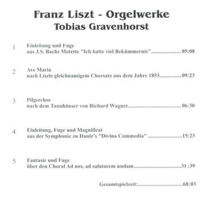 13131 Franz Liszt - Orgelwerke