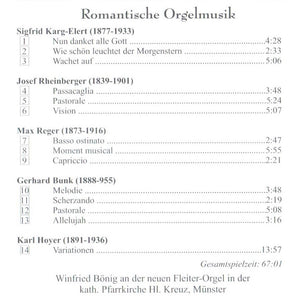 13341 Romantische Orgelmusik - Winfried Bönig