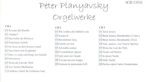 13531 Peter Planyavsky - Orgelwerke (3 CDs)