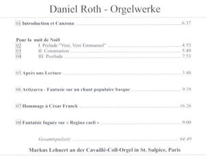 13541 Daniel Roth - Orgelwerke