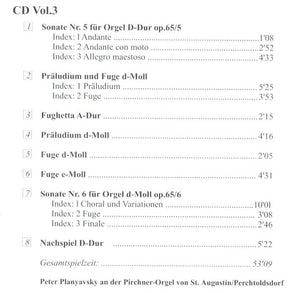 13661 Felix Mendelssohn Bartholdy - Das Orgelwerk (3 CDs)