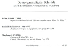 Laden Sie das Bild in den Galerie-Viewer, 13881 Domorganist Stefan Schmidt spielt die Orgel im Neumünster zu Würzburg
