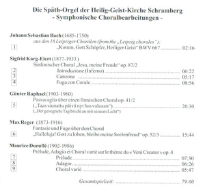13991 Die Späth-Orgel der Heilig-Geist-Kirche Schramberg - Symphonische Choralbearbeitungen