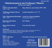 Load image into Gallery viewer, 15025 Mädchenkantorei am Freiburger Münster - Freiburger Münsterkonzerte 2017-2019 (2 CDs)
