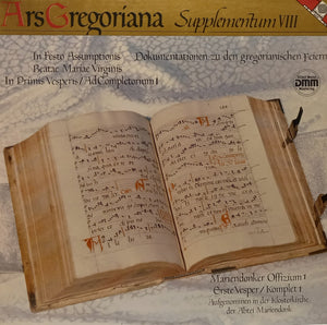 50380 Ars Gregoriana - Supplementum VIII - In Assumptione Beatae Mariae Virginis (LP)