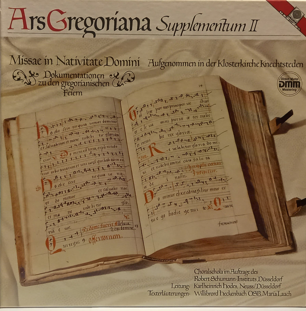 50320 Ars Gregoriana - Supplementum II - Vol. 1 - In Nativitate Domini (3 LPs)