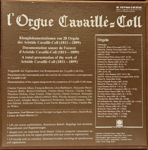 10760 L'Orgue Cavaillé-Coll - Klangdokumentation von 28 Orgeln - 7 LPs