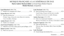 Load image into Gallery viewer, 20221 Musique Française à la cathédrale de Dax
