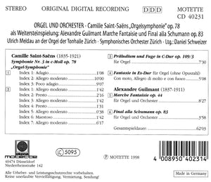 40231 Orgel und Orchester / Saint-Saëns und Guilmant