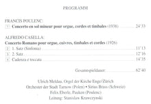 Laden Sie das Bild in den Galerie-Viewer, 40251 Francis Poulenc &amp; Alfredo Casella: Konzerte für Orgel und Orchester
