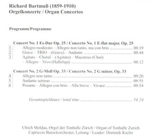 Laden Sie das Bild in den Galerie-Viewer, 40311 Richard Bartmuß - Wiederentdeckte romantische Orgelkonzerte
